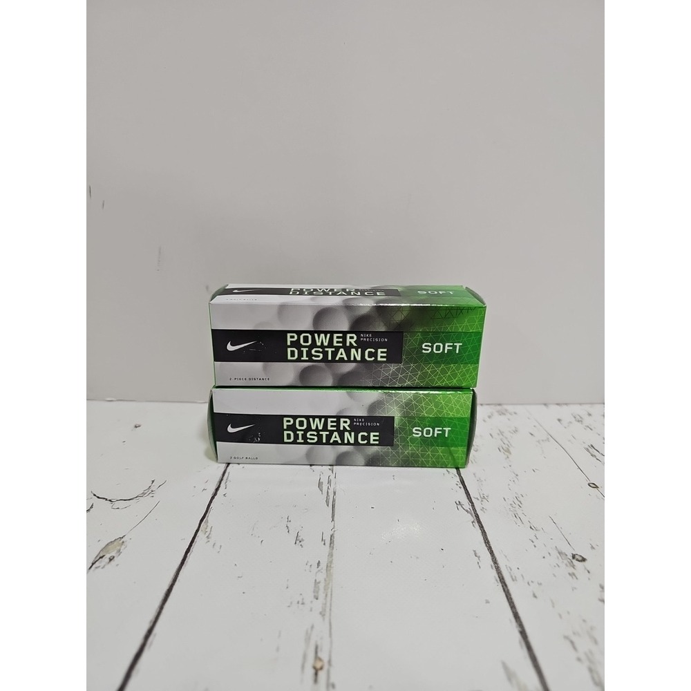 NEW in Box NIKE Precision Power Distance PD Soft Golf Balls 2 Sleeves, 6 Balls